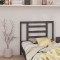vidaXL Tăblie de pat, gri, 96x4x100 cm, lemn masiv de pin 818802