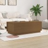 VidaXL Măsuță de cafea, maro miere, 100x50x35 cm, lemn masiv de pin