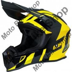 MBS Casca motocross Ufo Plast Quiver Shedir, galben/negru, L, Cod Produs: HE123L foto