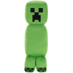Jucarie din plus Creeper cu detalii brodate, Minecraft, 30 cm
