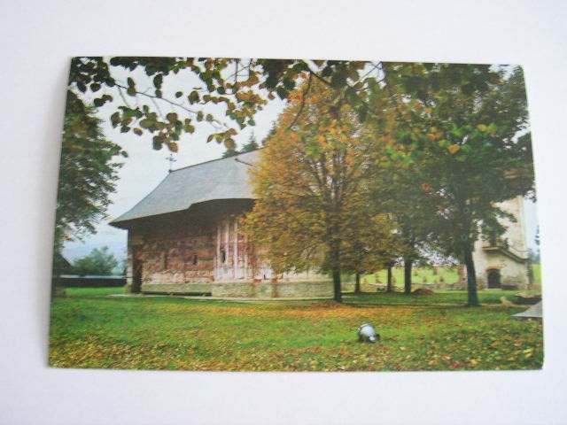 QW25 MS - Carte postala - tematica manastiri - vedere - Manastirea Humor 1