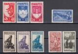 ROMANIA 1942 LP 148 I LP 148 II LP 148 III UN DE LA AN DEZROBIREA BUCOVINEI+UN AN BASARABIA+MIRON COSTIN SERII STARE MNH, Nestampilat