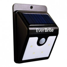 Lampa cu incarcare solara si senzor Ever Brite, 4 x LED foto