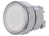 Comutator apăsare 22mm alb IP66
