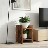 vidaXL Suport pentru plante cu raft 2 pcs Lemn vechi 30 x 30 x 40 cm 899623