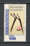 Cehoslovacia.1978 Campanie ptr. siguranta in circulatie XC.522, Nestampilat