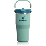 Stanley IceFlow&trade; Flip Straw 2.0 Tumbler sticlă termos din oțel inoxidabil Spring Green 590 ml