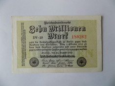 Bancnote Germania 10 milioane marci 1923 foto