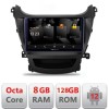 Navigatie HHyundai Elantra 2013-2015 5960Pro-359 Android Octa Core Qualcomm 2K Qled 8+128 DTS DSP 360 4G Optical CarStore Technology
