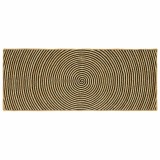 VidaXL Covor Natural și Negru 80 x 200 cm Iută 42010736