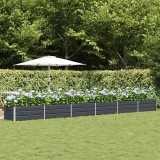 vidaXL Jardinieră Antracit 600 x 80 x 45 cm Oțel 42018201