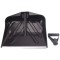 Lopata plastic cu coada lemn fag 1.3 metri, cupa 43x41 cm, pentru dat zapada, lama atac aluminiu, maner terminal D