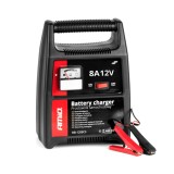 Redresor incarcator acumulator 8A 12V SBC-8A AMiO 02086, pentru acumulatori cu plumb-acid, alimentare 220-240V/50 Hz, putere 120 W, 32-90 Ah