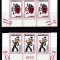 RO 2003 LP 1602 &quot; Martisor &quot;, serie in straif de 3 , MNH
