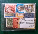 Austria &ndash; Lot 150 timbre diferite ștampilate (cca. 1910&ndash;2000) &ndash; colecție tematică și cronologică
