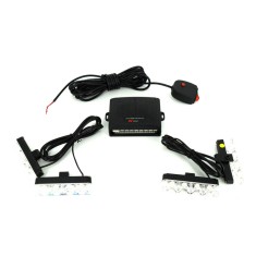 Lampa LED profesionala stroboscopica 12 - 24V 110 - V44C. Lumina ALBASTRA