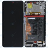 Huawei Nova 9 (NAM-AL00 NAM-LX9) Capac frontal modul display + LCD + digitizer + baterie albastru &icirc;nstelat 02354NUF