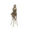 Doamna la bar - statueta din bronz masiv BJ-12