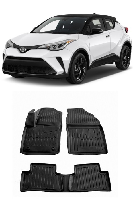 Set Covorase Auto Cauciuc Umbrella Pentru Toyota C-Hr (2016-2023)