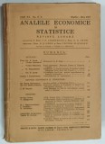 ANALELE ECONOMICE SI STATISTICE , REVISTA LUNARA , NR. 3-5 , MARTIE - MAI , 1937, COLEGAT , PREZINTA URME DE UZURA