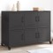 vidaXL Dulap, negru, 100,5x39x72 cm, oțel 846740