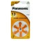 Panasonic 13 / PR13 / PR48 baterii aparate auditive-Conținutul pachetului 1x Blister