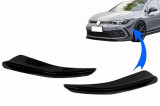 Ornamente bara fata flapsuri compatibil cu VW Golf 8 Mk8 MQB GTI / R-Line (2020-Up) Negru Lucios FBFOBG8GTIPB