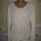 Bluza bumbac alb cu model Mar M/ L