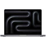 Laptop MacBook Pro 14 cu procesor Apple M3, 8 nuclee CPU si 10 nuclee GPU, 512GB SSD, Space Grey, INT KB