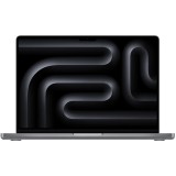 Laptop Apple MacBook Pro 14 cu procesor Apple M3, 8 nuclee CPU si 10 nuclee GPU, 8GB RAM, 1TB SSD, Space Grey, INT KB