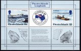 DB1 Pitcairn 1984 Ausiepex Barci Lungi Marina MS MNH