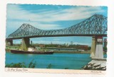 FA129 -Carte Postala- CANADA - Jaques Cartier Bridge. Montreal, Quebec, circulata 1976