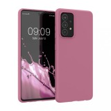 Husa Kwmobile pentru Samsung Galaxy A52/Galaxy A52 5G/Galaxy A52s 5G, Silicon, Violet, 54346.167, Carcasa