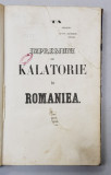 IMPRESIUNI DE CALATORIE IN ROMANIA, A. PELIMON - BUCURESTI 1858
