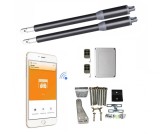 Kit Automatizare Poarta Batanta SMART WiFi, Deschidere cu Telecomanda/Telefon, 2 Motoare 24V, Max 2m/150kg, Uz Rezidential
