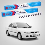 Cumpara ieftin Ștergătoare Mitsubishi Carisma Hatchback (DA_) 1995-2003 | Set Față Flat Premium &ndash; TeamCar&reg;