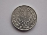 20 CENTESIMOS 1965 URUGUAY, America Centrala si de Sud