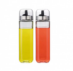 Set de 2 recipiente pentru ulei si otet, 5,2x5,2x19,2 cm capacitate 270 ml, KingHoff foto