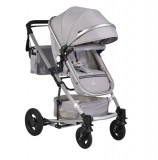 Carucior 2 in 1 transformabil Moni Gigi Light Grey