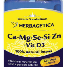 Ca+mg+se+si+zn organice cu d3 30cps herbagetica