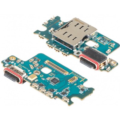 Placa cu Conector Incarcare - Microfon - Modul Cititor SIM Samsung Galaxy S25 S931, Swap GH96-18238A foto