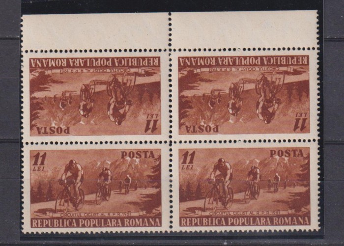 CIRCUITUL CICLIST AL RPR TETE-BECHE LP 281A MNH