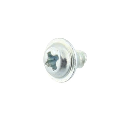 Surub 2.4x5.5mm, cap rotund, bombat, cu saiba, in cruce, D000936 foto