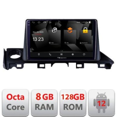 Navigatie Mazda 6 2018-8 Android Octa Core Qualcomm 2K Qled 8+128 DTS DSP 360 4G Optical CarStore Technology foto