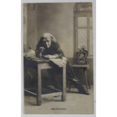 PERSONAJUL &#039; MOS CIOCARLAN &#039; , FOTOGRAFIE , CARTE POSTALA , INTERBELICA
