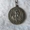 argint MEDALION MASIV Sfanta MARIA REPARATRIX unic EXCEPTIONALA pe Lant argint