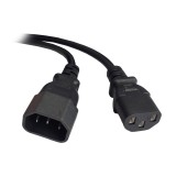CABLU alimentare Spacer prelungitor, 1.8m, intrare C14, iesire C13, 6A, negru, &quot;SPPW-C14-C13-6A-1.8&quot; (timbru verde 0.18 lei)