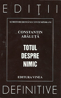 Constantin Abaluta, Totul despre nimic, antologie