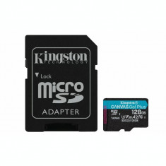 CARD MicroSD KINGSTON 128 GB microSDXC clasa 10 standard UHS-I U3 SDCG3/128GB foto