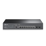 Switch TP-Link cu management L2+, 8 Porturi Gigabit, 2 x SFP Gigabit &amp;quot;TL-SG3210&amp;quot; (timbru verde 2 lei)